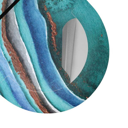 Turquoise Watercolor Geode Google Pixel Buds Skin
